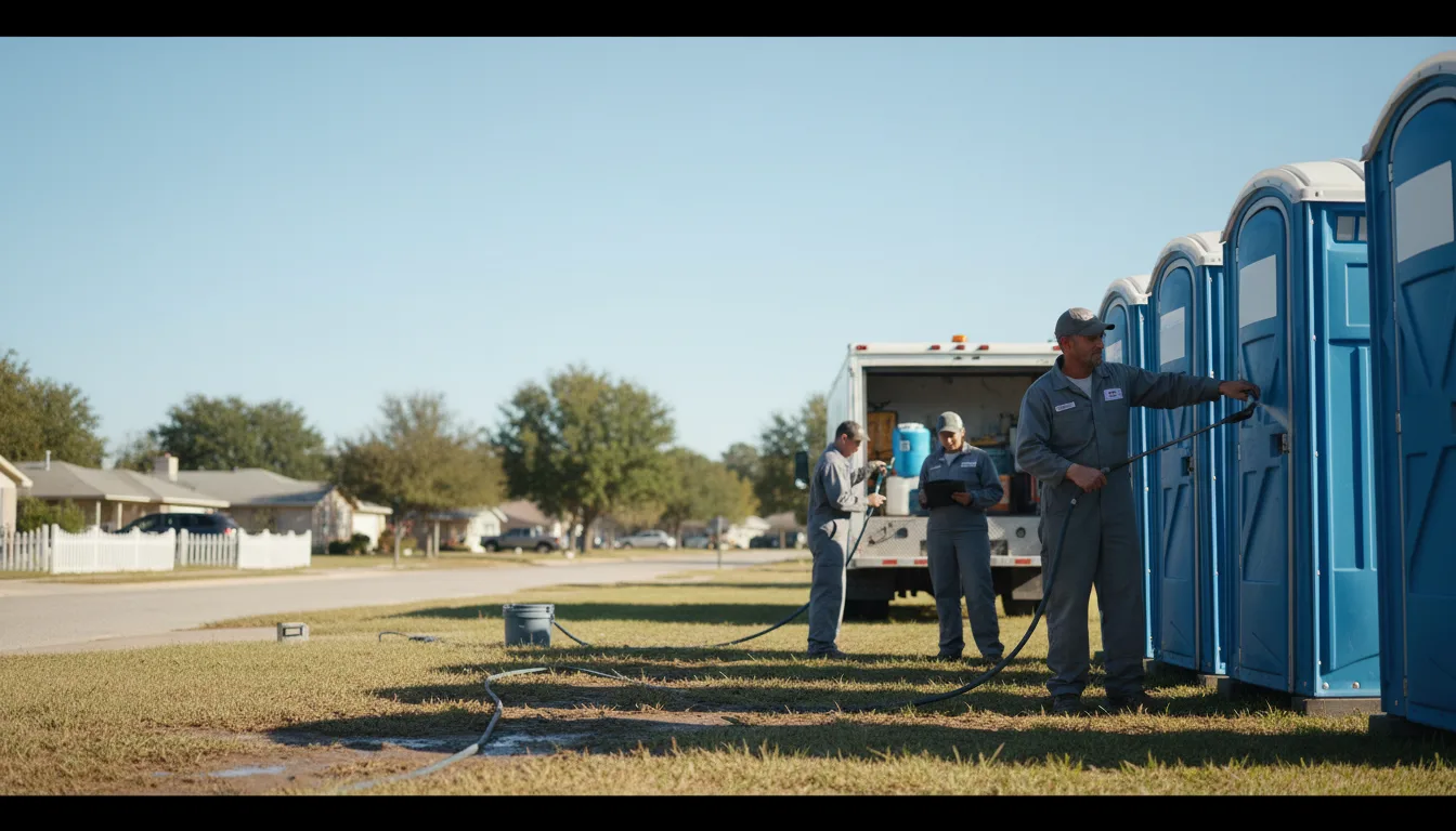 Long-Term Portable Toilet Rental in Sardis, MS near me